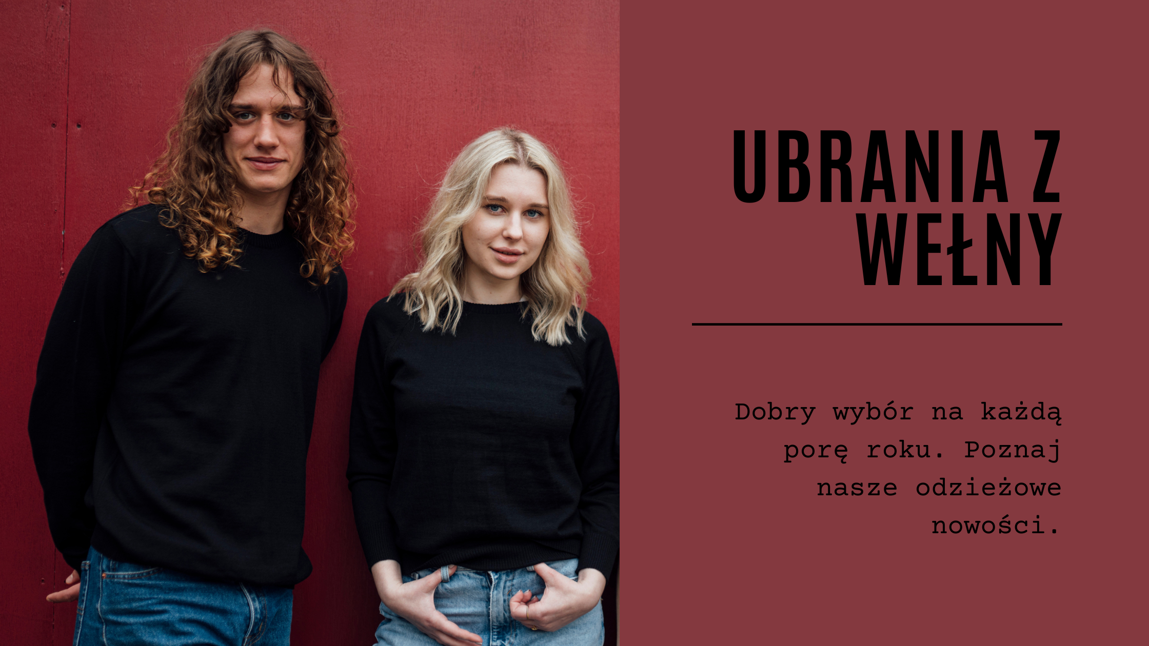 Uniwersalne ubrania ze 100% wełny merino - opcja na każdy sezon.