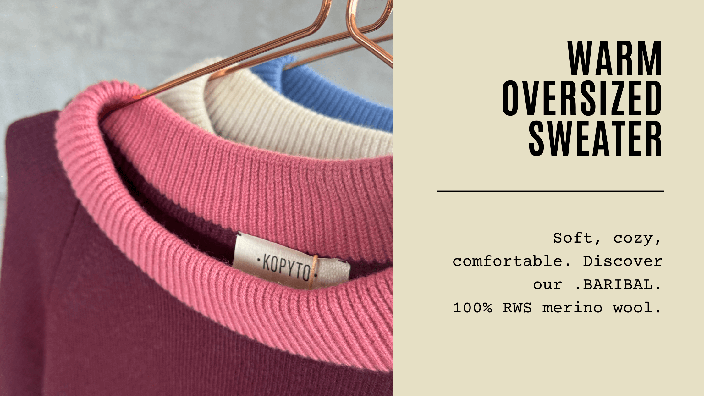 BARIBAL best wool sweater in your closet